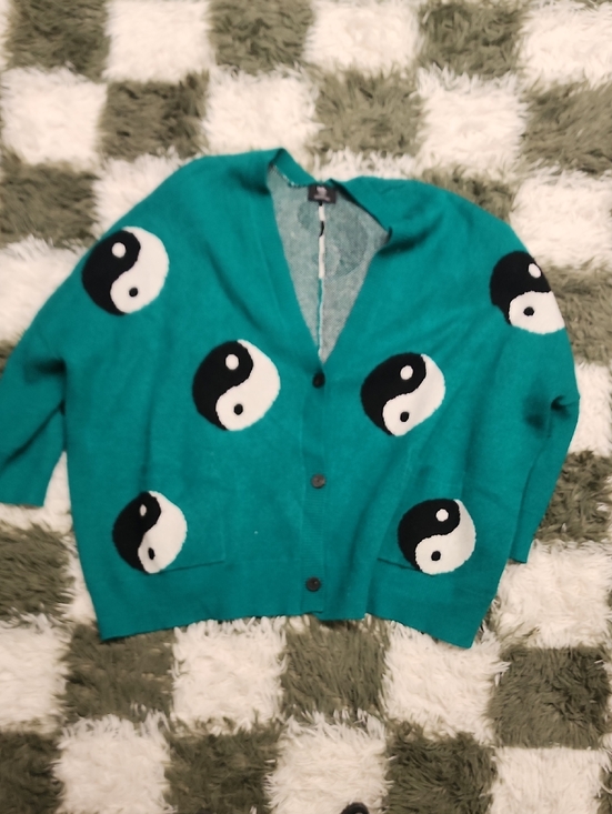 Dressed in LALA Sweaters - Dressed In Lala Yin Yang Cardigan
